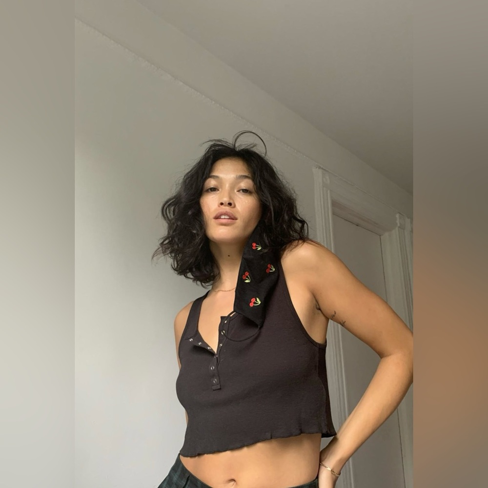 BDG Oh Snap Cropped Tank Top